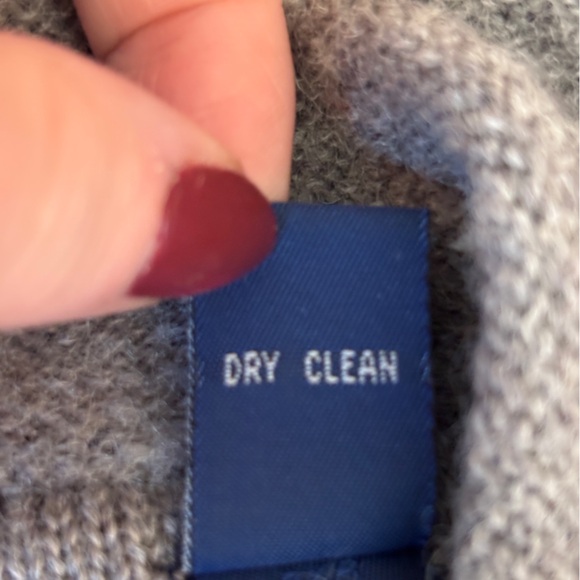 Karen Scott Pure Wool Sweater Full Zip Jacket with Floral Embroidered Accents - Picture 6 of 6